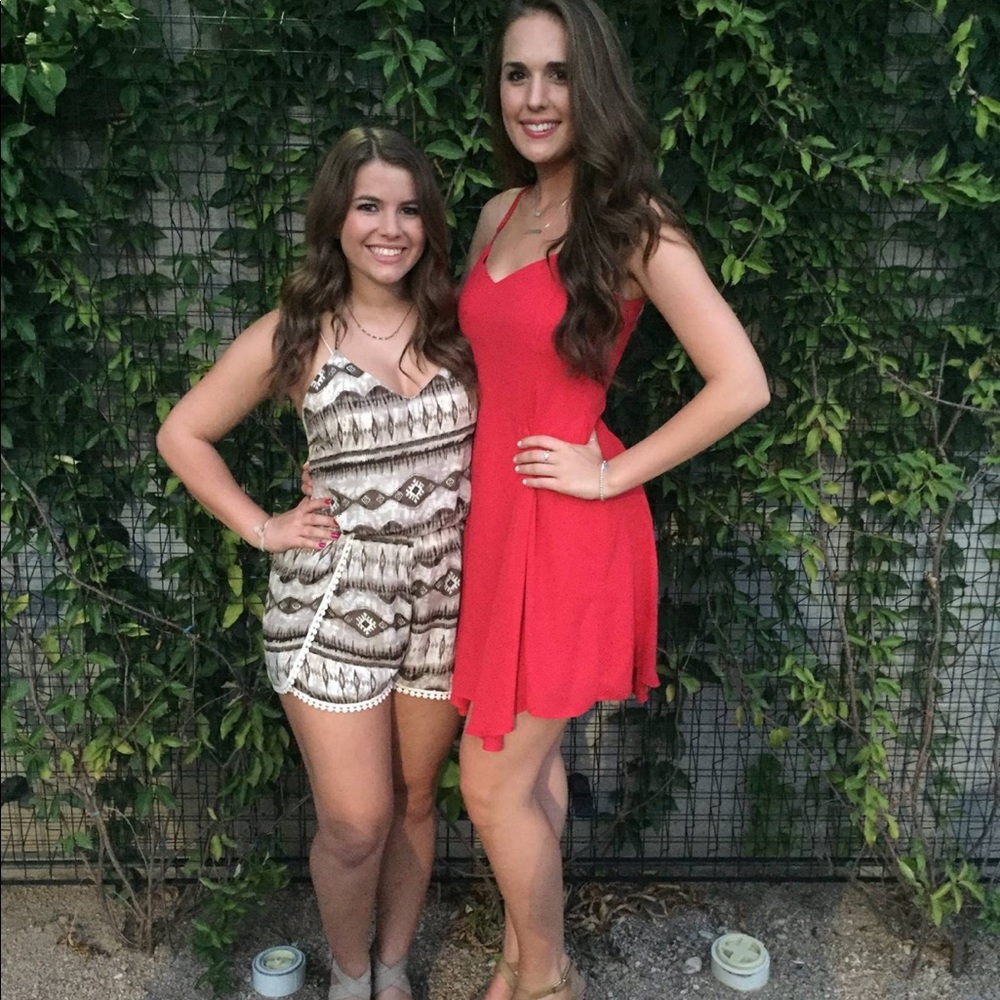 Red AQUA dress bought at Bloomingdales